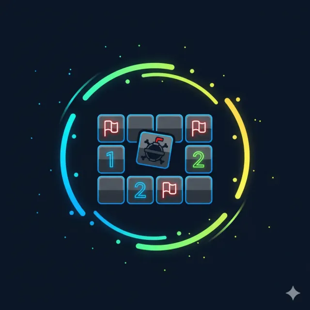 Minesweeper mini game in Mythomon
