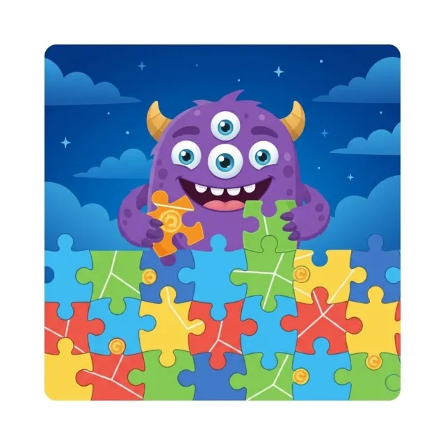 Puzzle 3x3 mini game in Mythomon