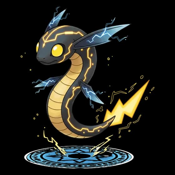 Voltsnake, common Electric monster