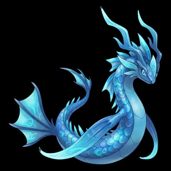 Aquamarine Serpent, rare Air monster