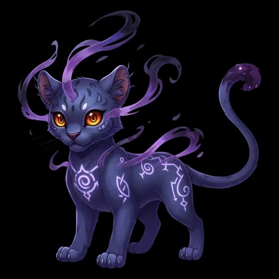 Shadowmancer Cat, common Magic monster